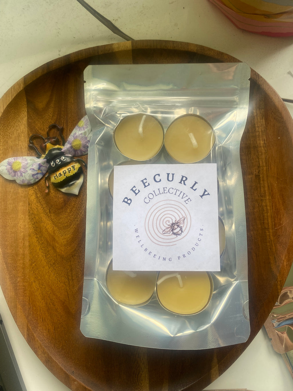 Pure Bees Wax Tealight Candles