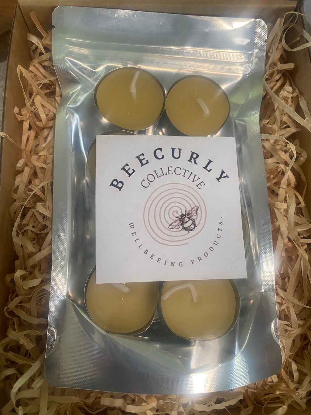 Pure Bees Wax Tealight Candles