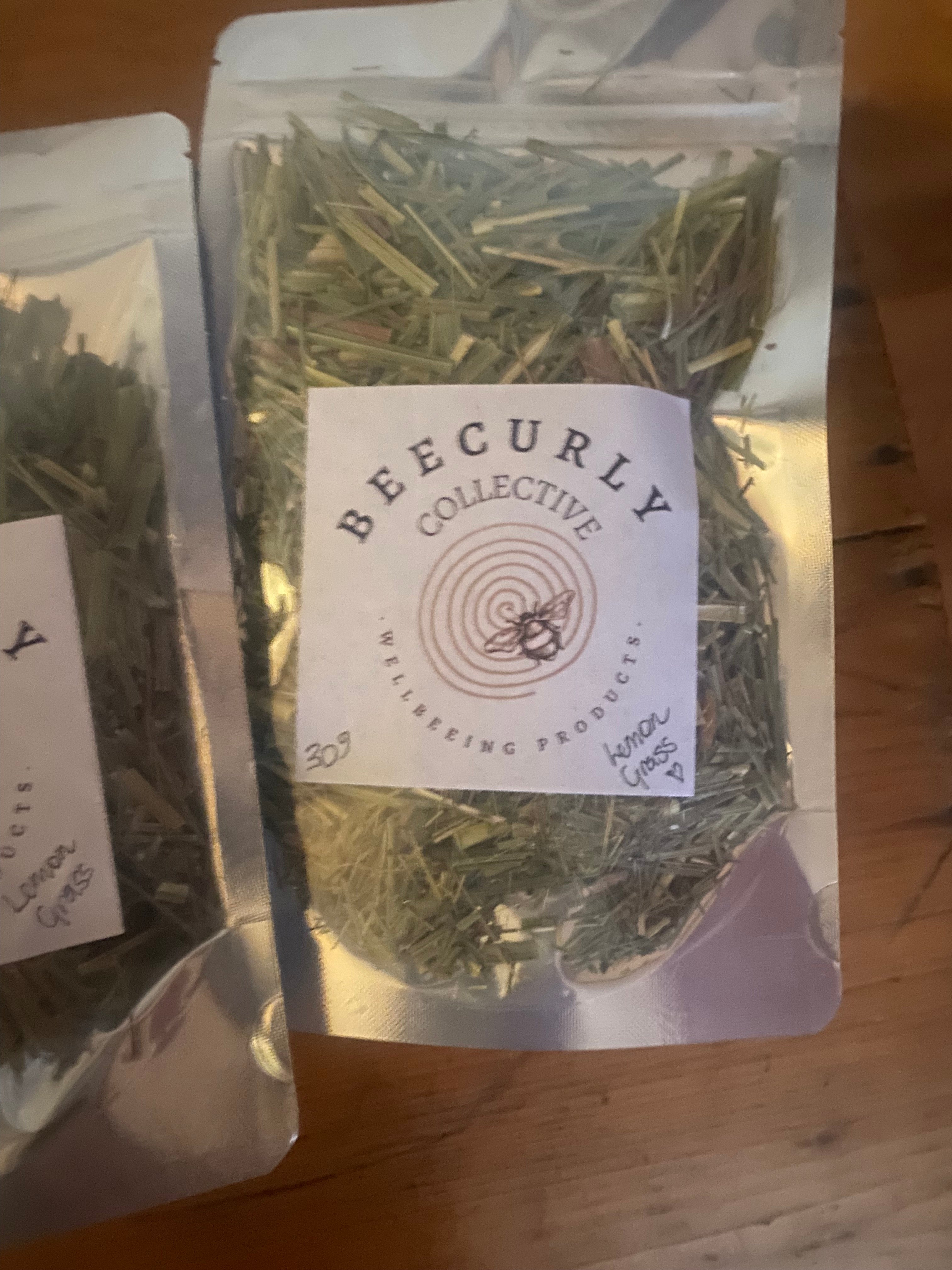 Beecurly 100%-  Lemongrass  Herbal Tea 30g