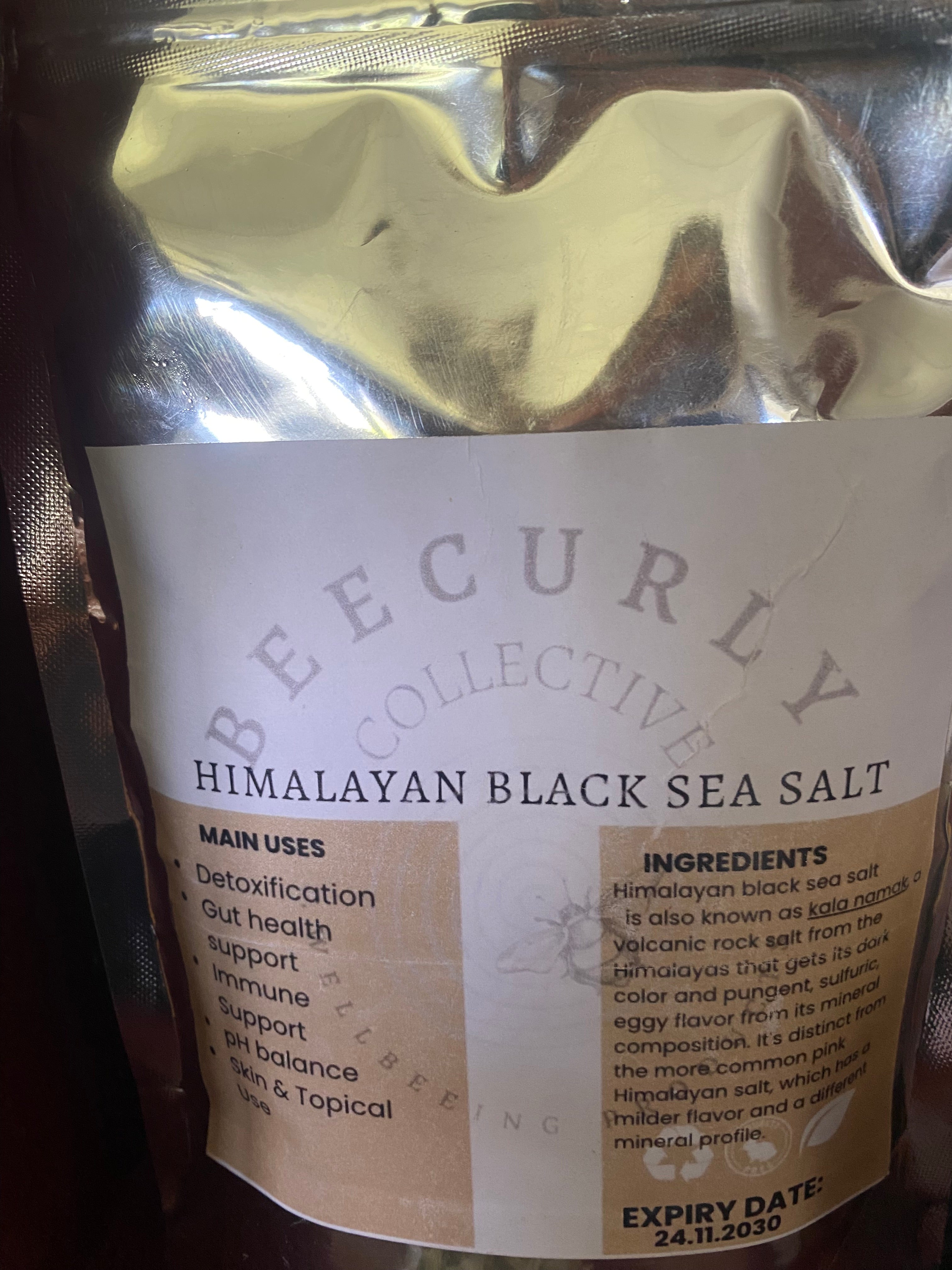Beecurly Himalayan Black Salt 150g